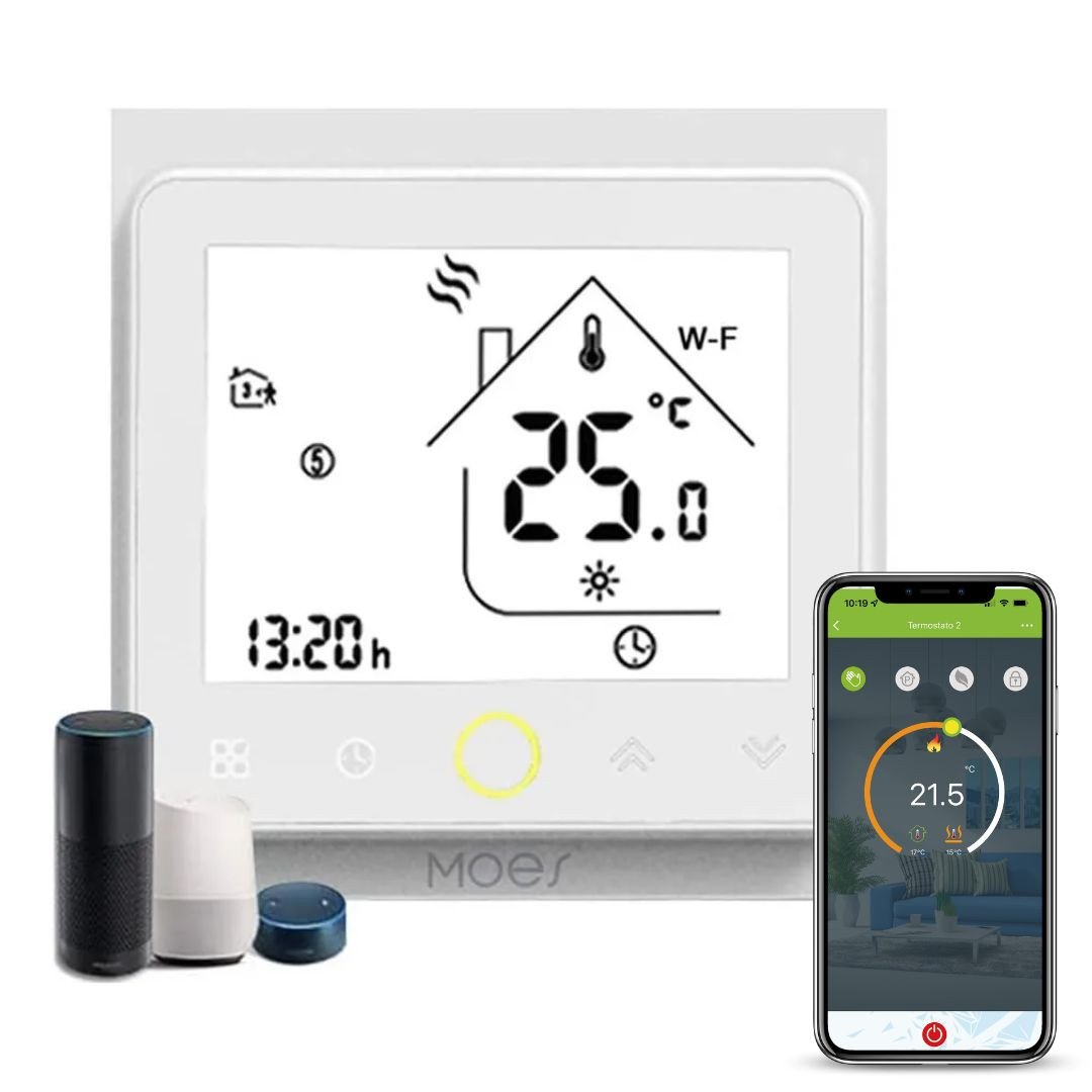 Termostato Frio Calor Fan Coil Inteligente WIFI Tecnomundo